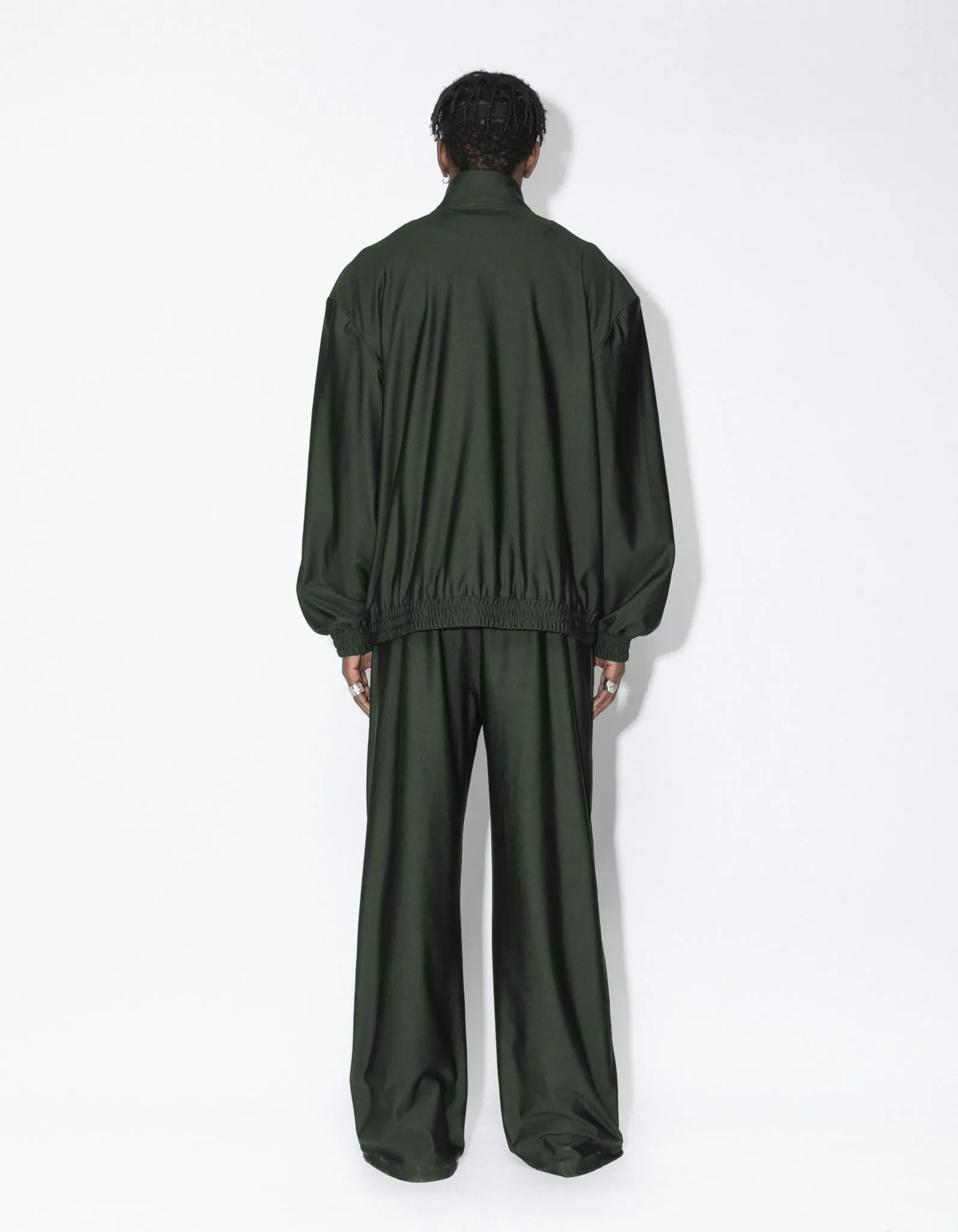 Oversized Track Trousers - Dark Green sold by Han Kjøbenhavn product image thumbnail 2