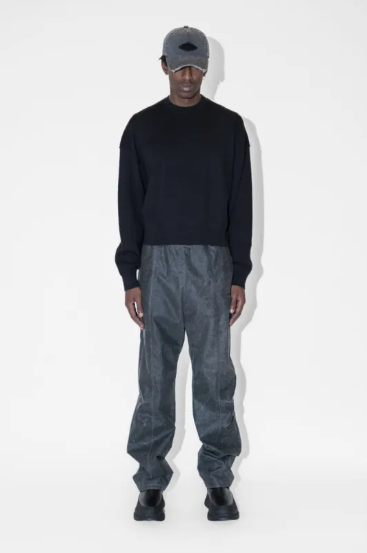 Diamond Relaxed Sweater - Black sold by Han Kjøbenhavn