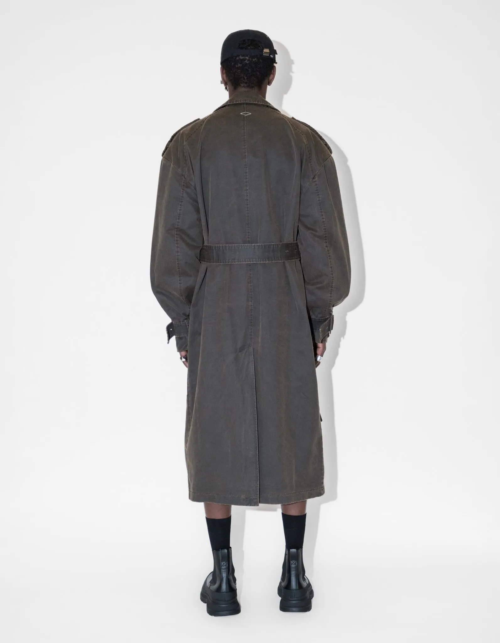 Oversized Coated Trenchcoat - Dirty Tint sold by Han Kjøbenhavn product image thumbnail 2