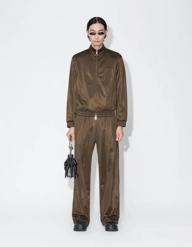 Relaxed Track Pants - Brown sold by Han Kjøbenhavn