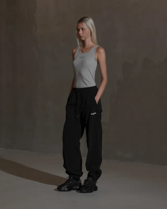 Regular Track Trousers - Anthracite Black sold by Han Kjøbenhavn