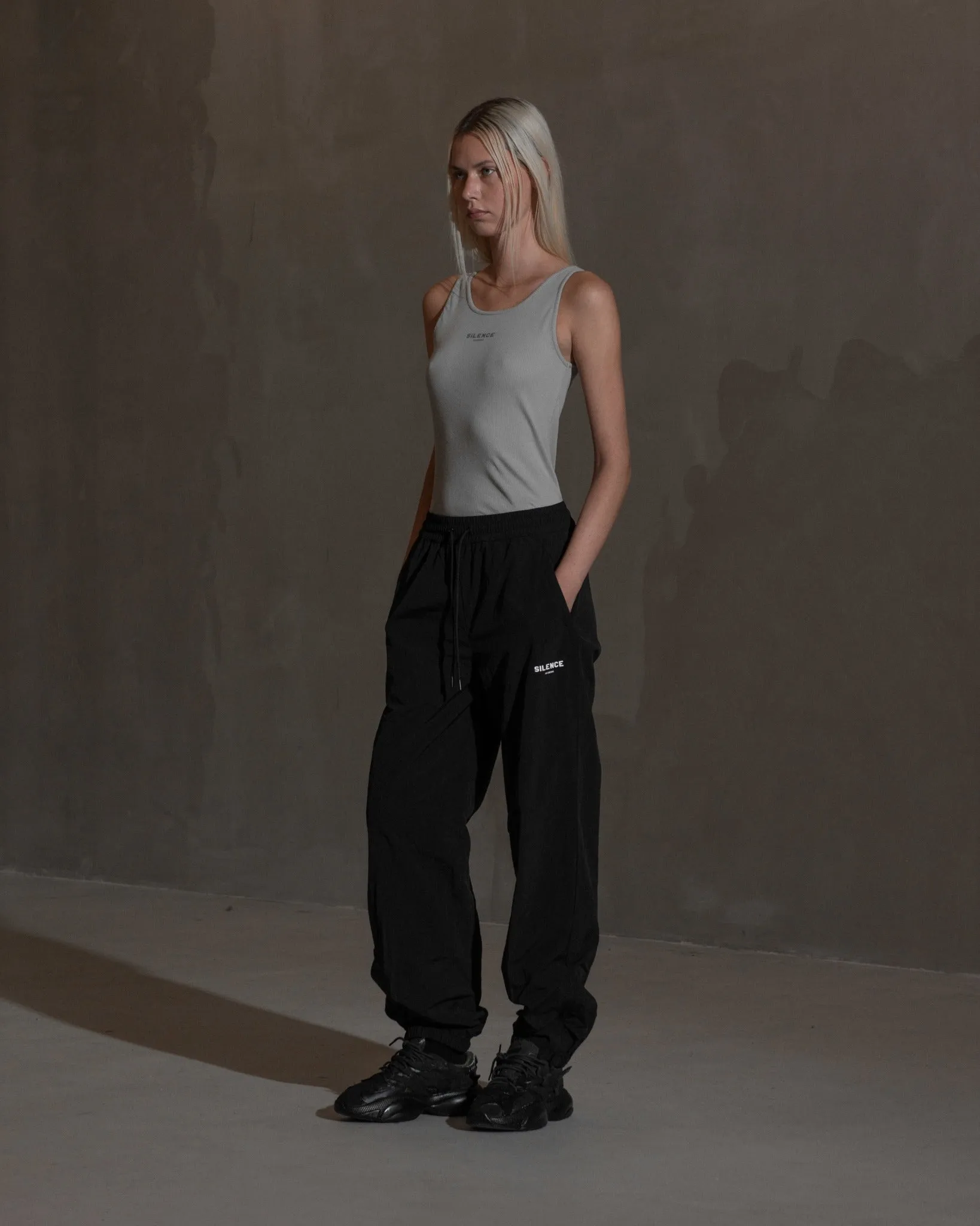 Regular Track Trousers - Anthracite Black sold by Han Kjøbenhavn