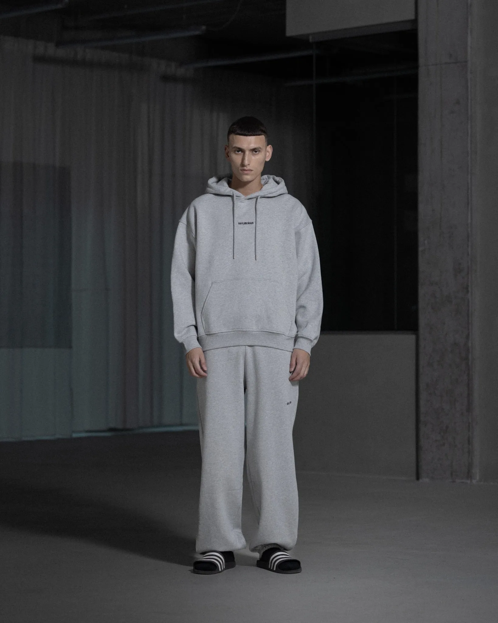 Daily Oversized Hoodie - Grey Melange sold by Han Kjøbenhavn product image thumbnail 2