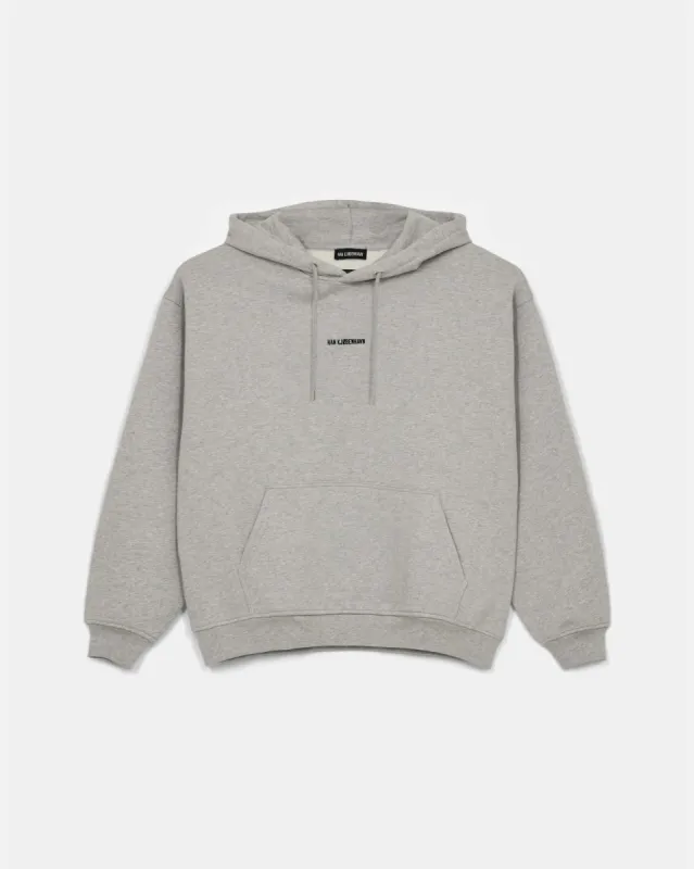 Daily Oversized Hoodie - Grey Melange sold by Han Kjøbenhavn