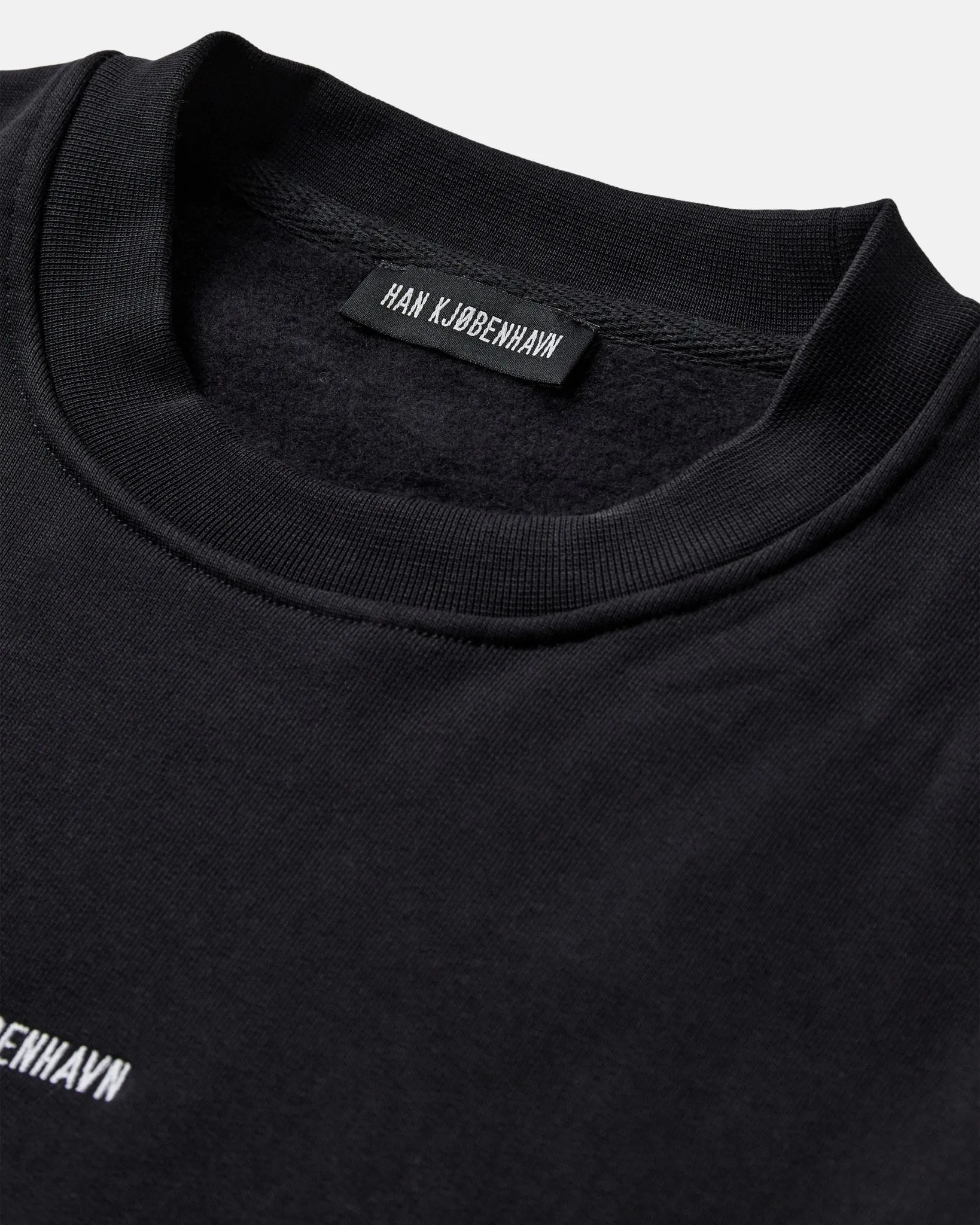 Daily Oversized Crewneck - Black sold by Han Kjøbenhavn product image thumbnail 4