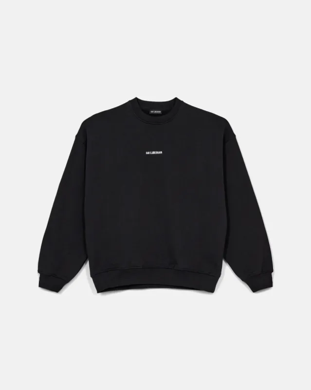 Daily Oversized Crewneck - Black sold by Han Kjøbenhavn