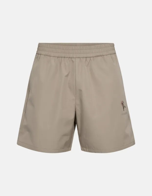 Roots Relaxed Track Shorts - Sand sold by Han Kjøbenhavn