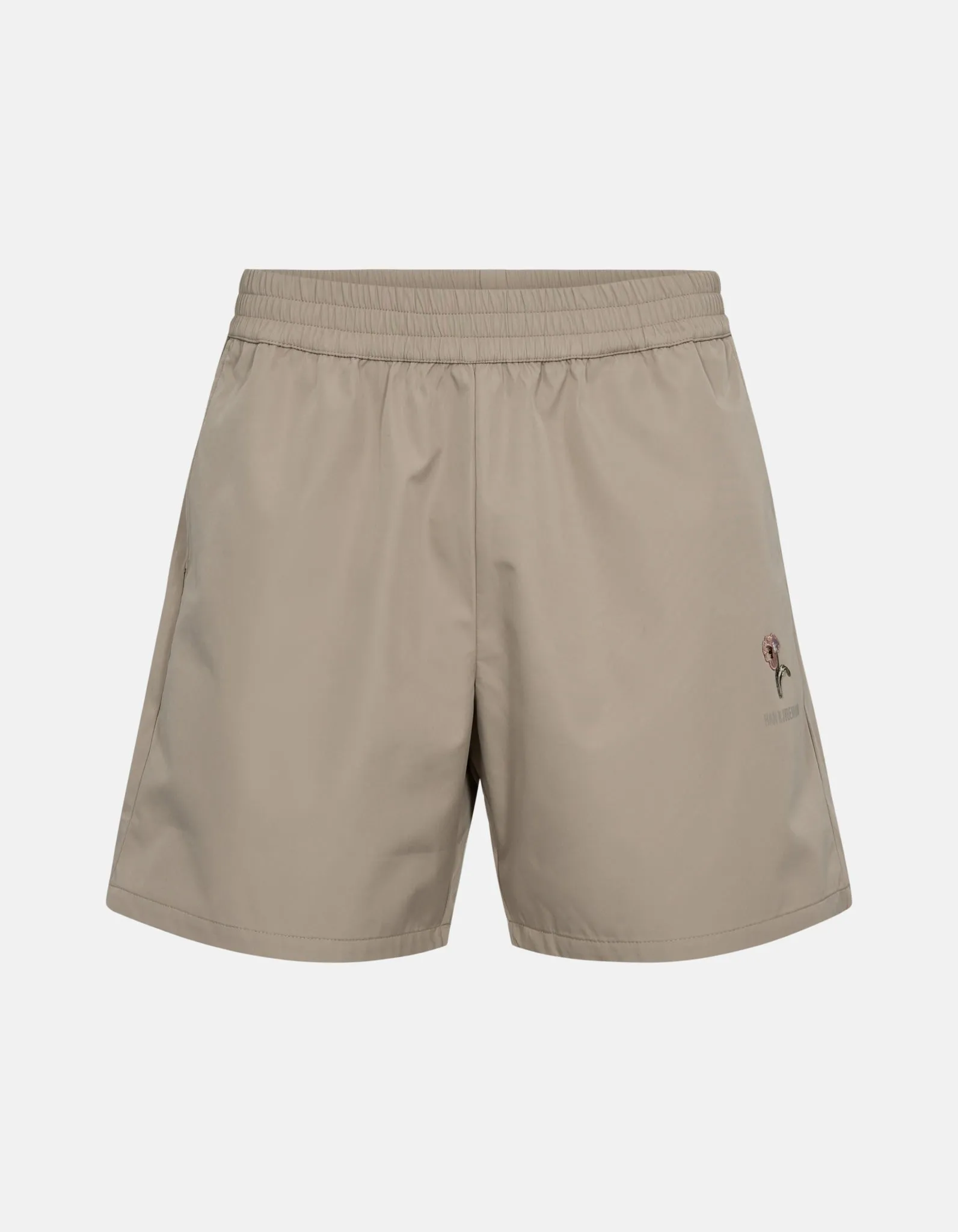 Roots Relaxed Track Shorts - Sand sold by Han Kjøbenhavn