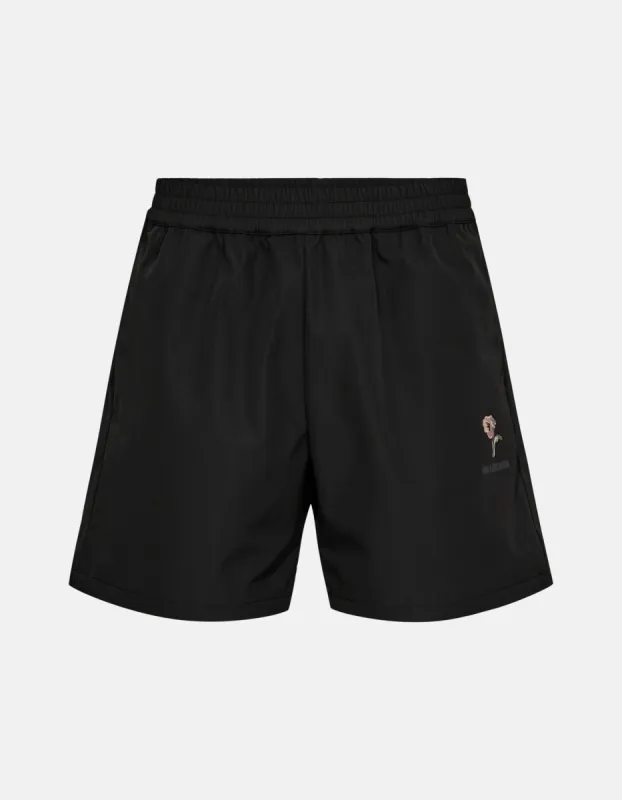 Roots Relaxed Track Shorts - Black sold by Han Kjøbenhavn