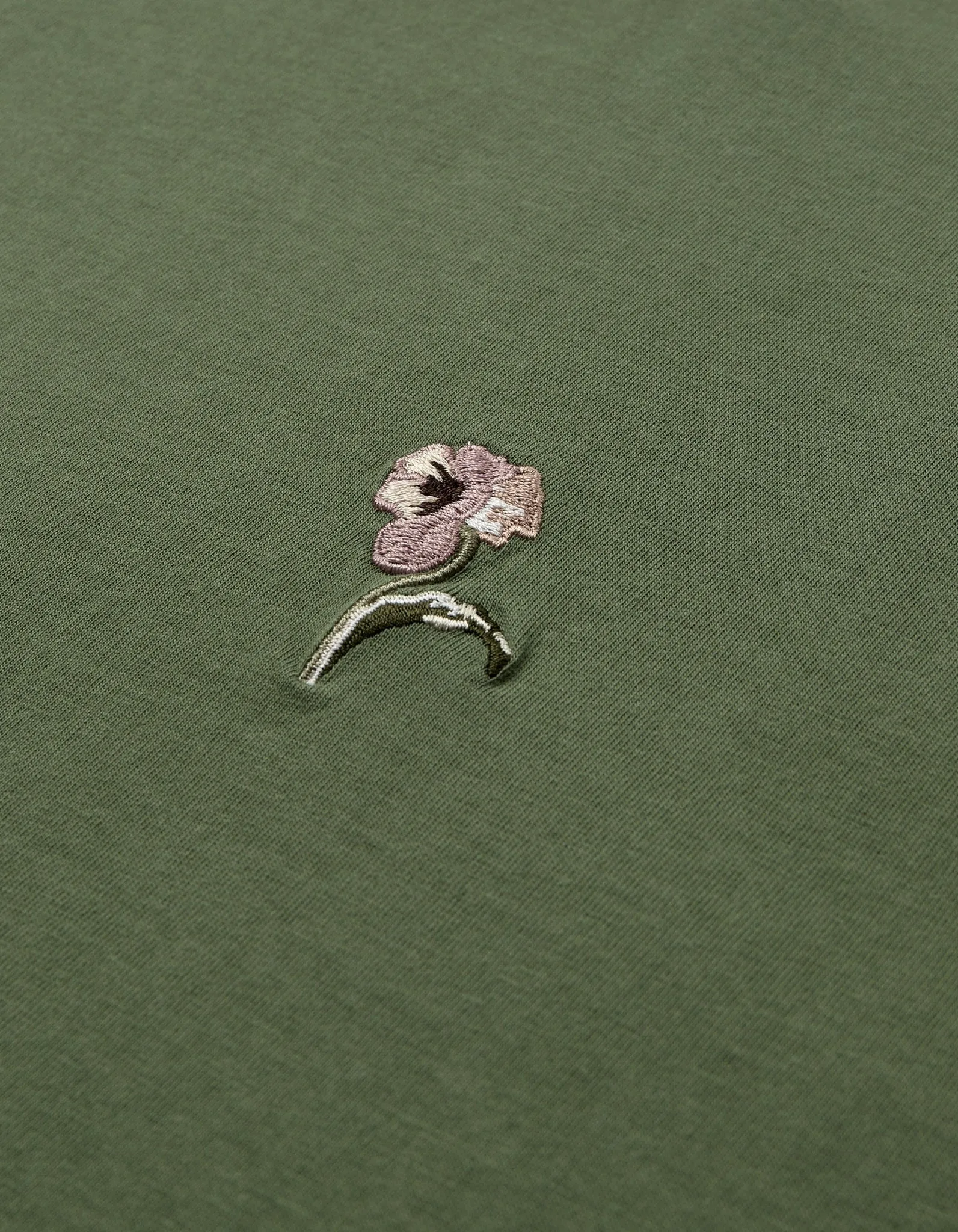 Roots Embroidery T-shirt - Green sold by Han Kjøbenhavn product image thumbnail 3