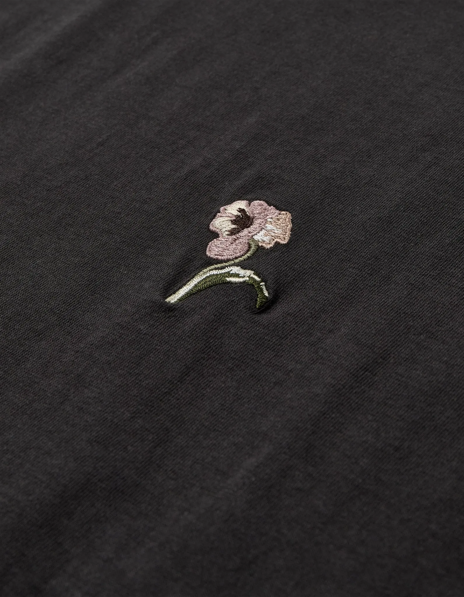 Roots Embroidery T-shirt - Black sold by Han Kjøbenhavn product image thumbnail 2