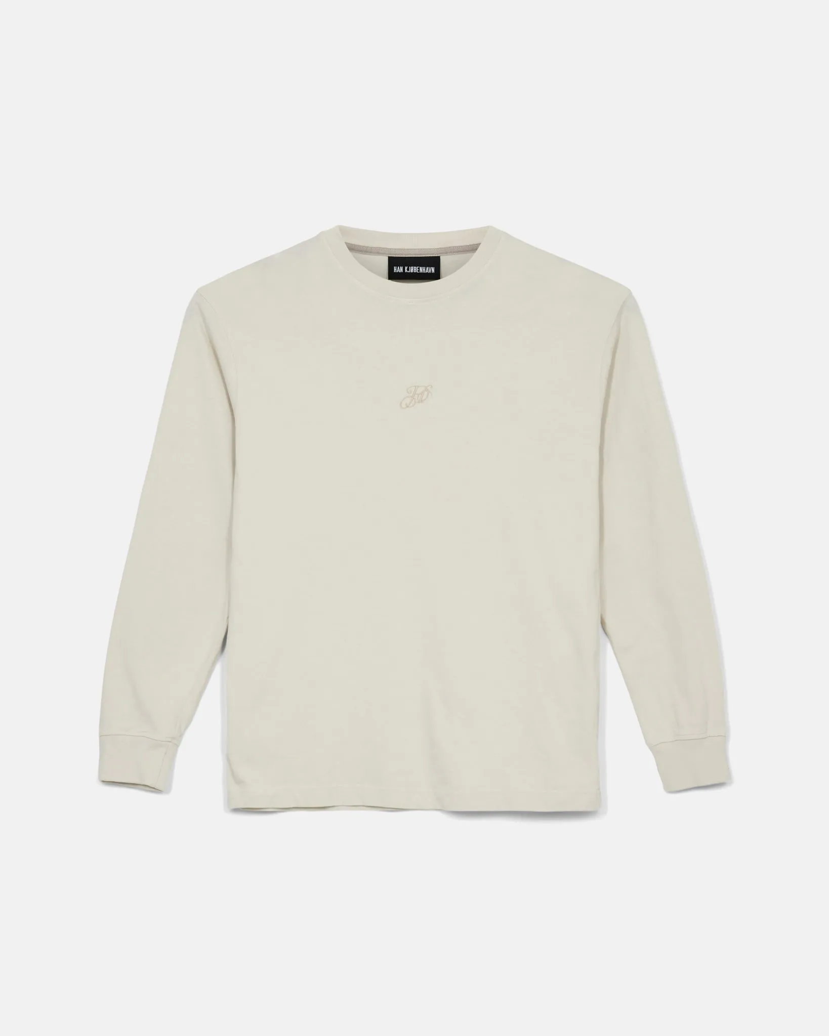H Oversized Long Sleeve T-shirt - Off White sold by Han Kjøbenhavn