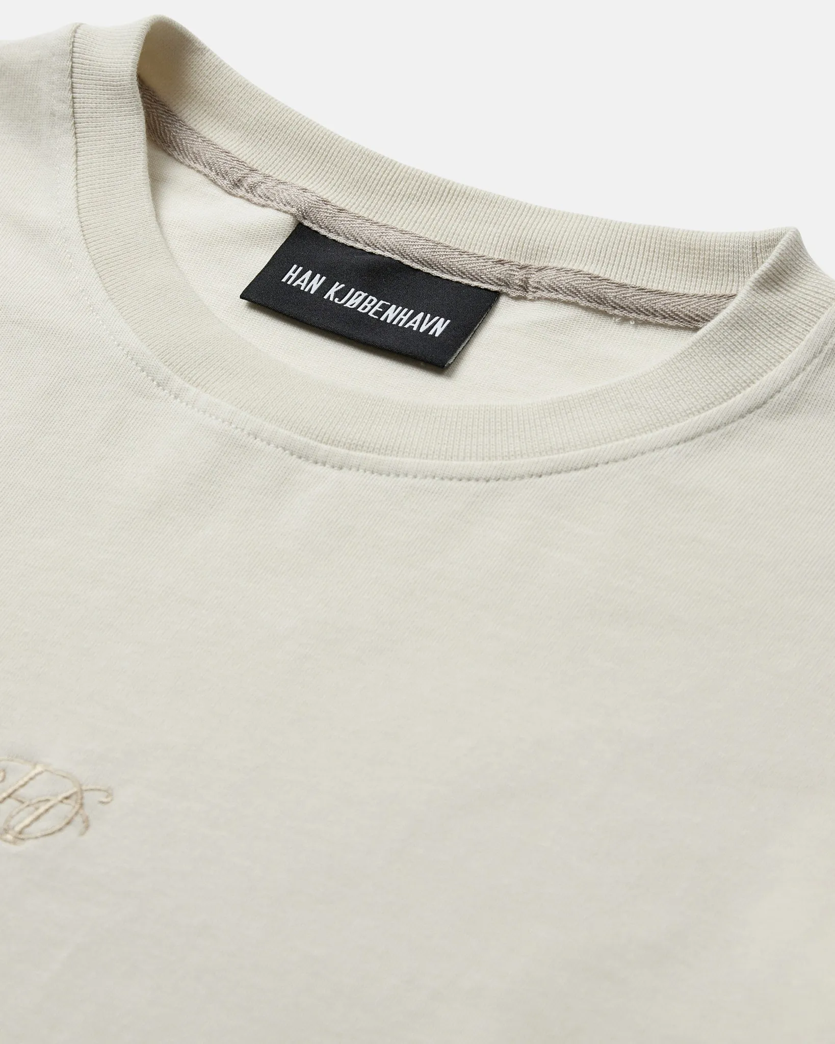 H Oversized Long Sleeve T-shirt - Off White sold by Han Kjøbenhavn product image thumbnail 3