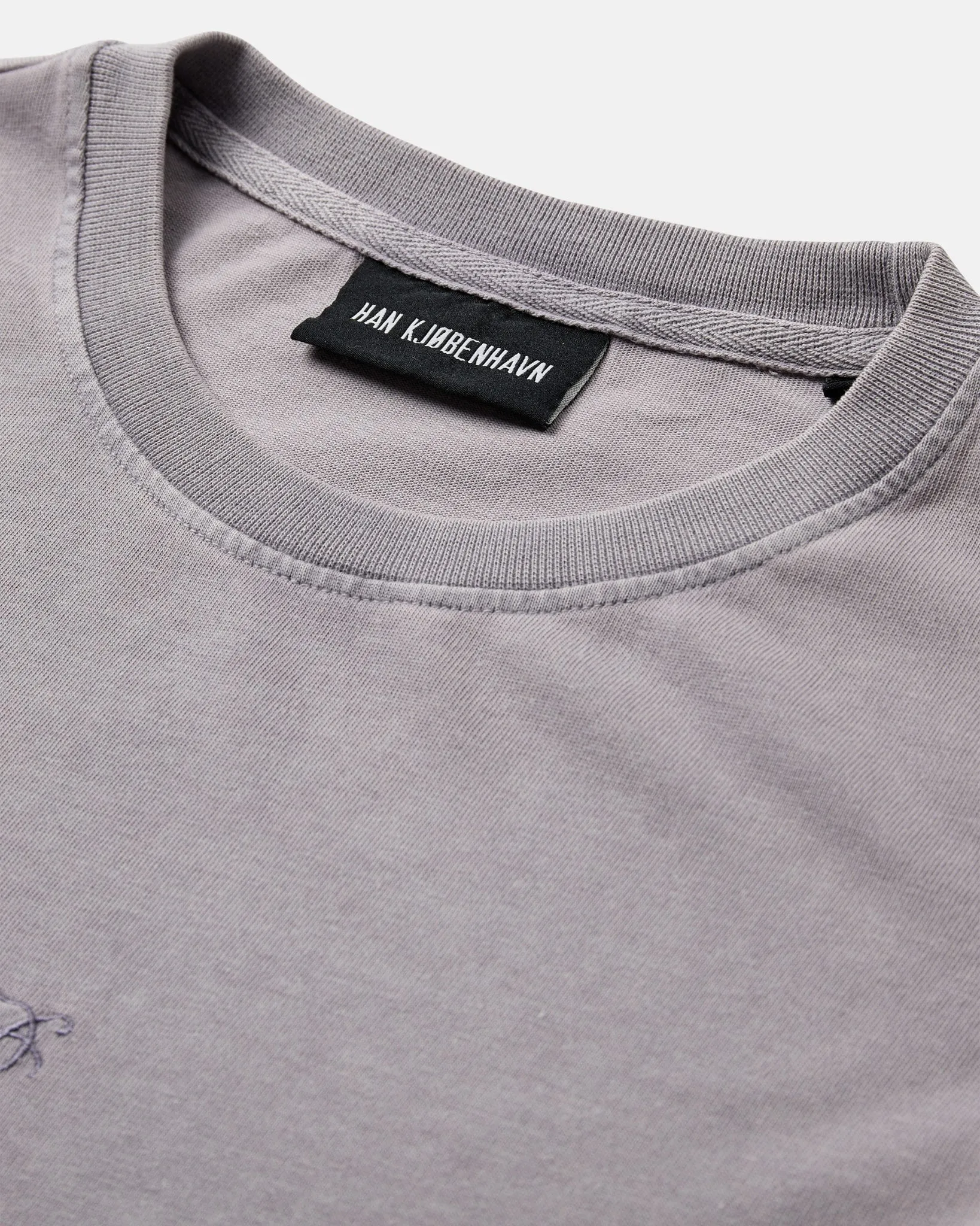 H Oversized Long Sleeve T-shirt - Lavender sold by Han Kjøbenhavn product image thumbnail 3