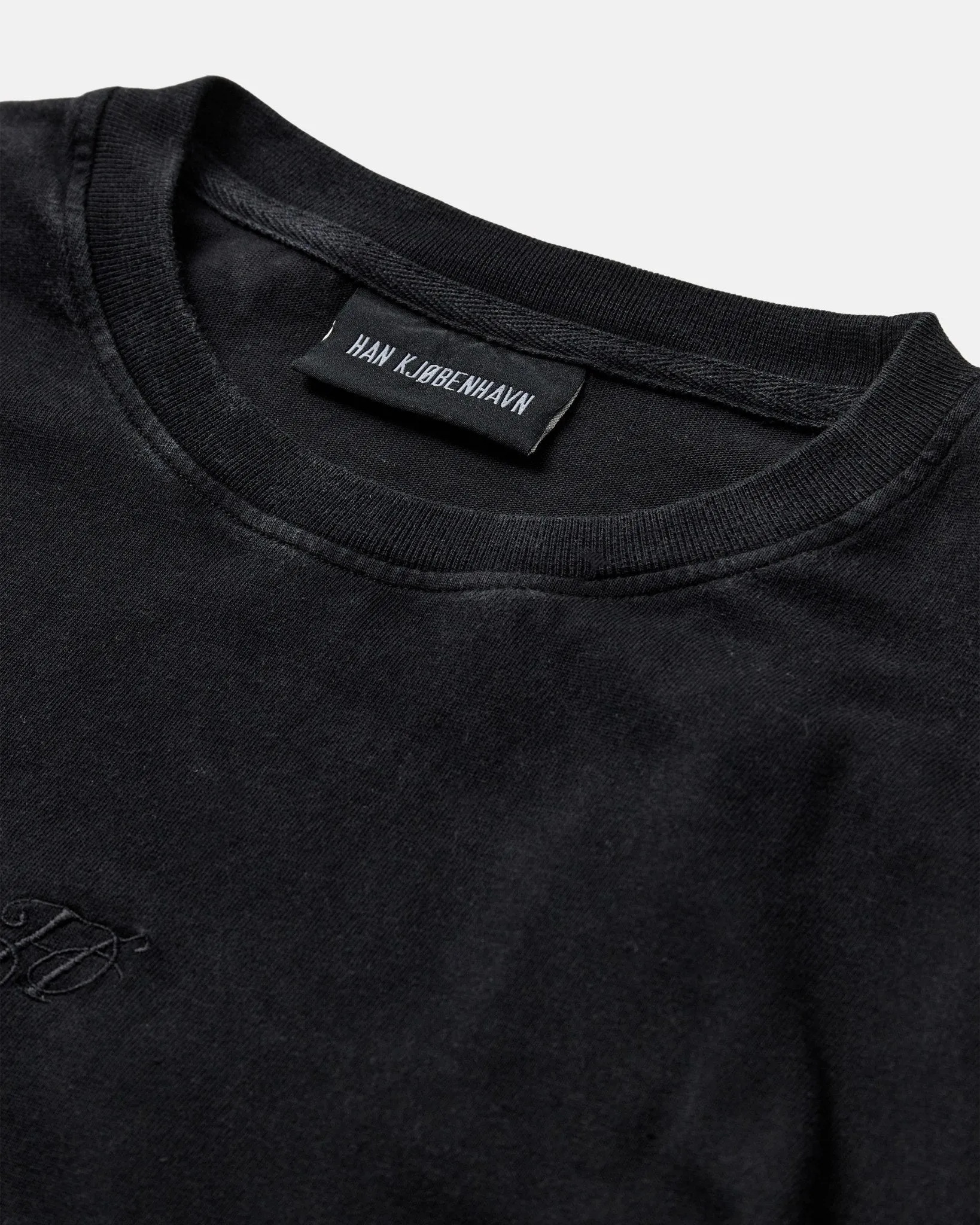 H Oversized Long Sleeve T-shirt - Anthracite Black sold by Han Kjøbenhavn product image thumbnail 3