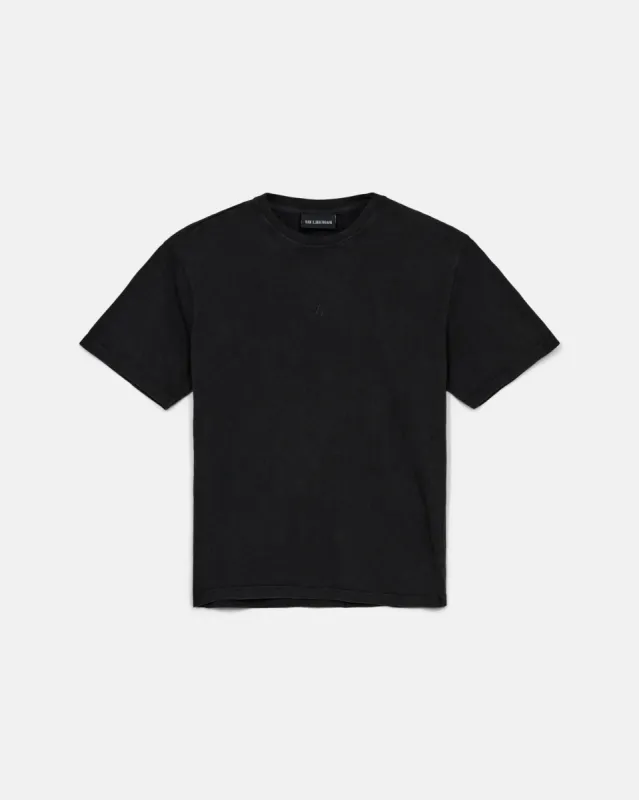 H Oversized T-shirt - Anthracite Black sold by Han Kjøbenhavn