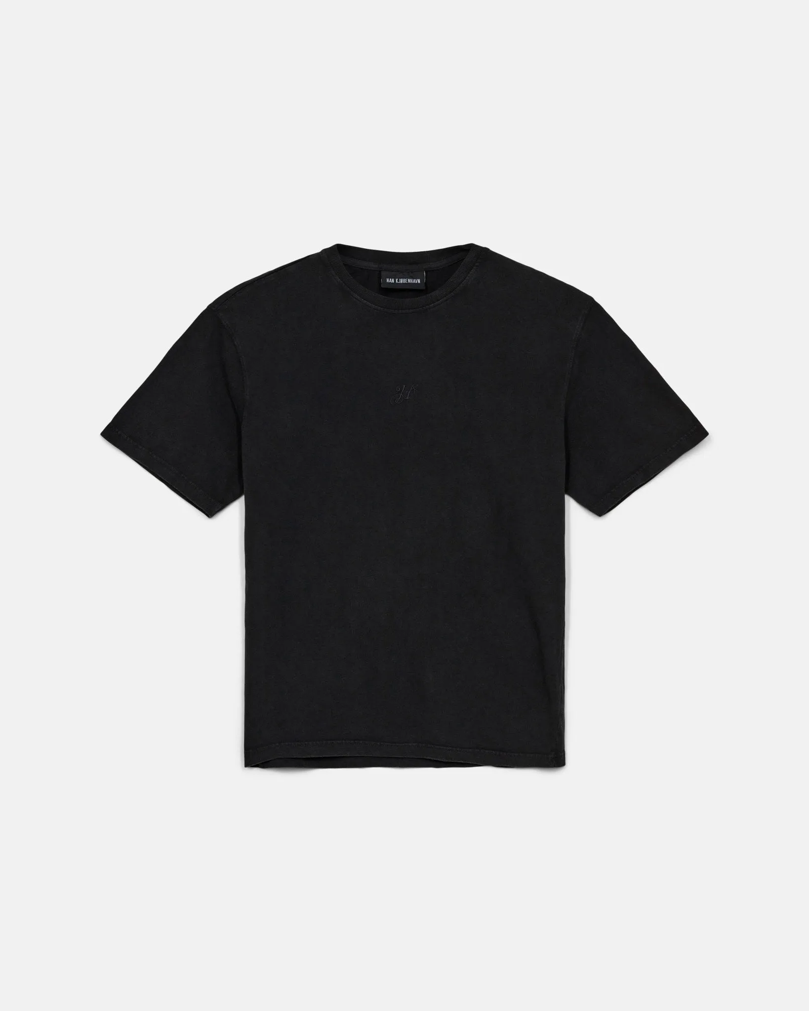 H Oversized T-shirt - Anthracite Black sold by Han Kjøbenhavn