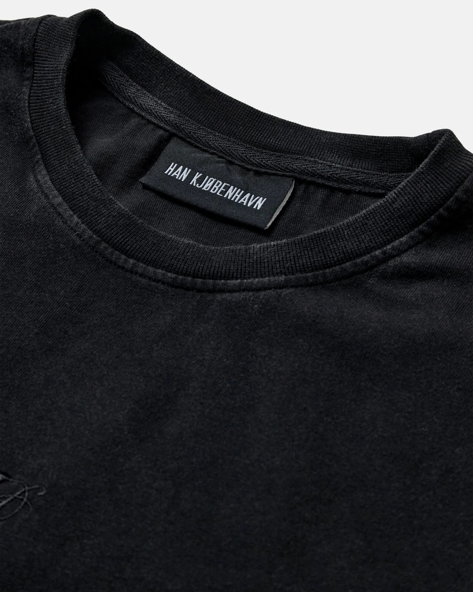 H Oversized T-shirt - Anthracite Black sold by Han Kjøbenhavn product image thumbnail 3
