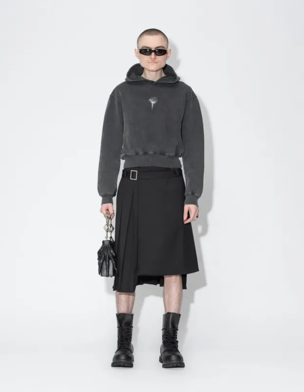 Rose Cropped Relaxed Hoodie sold by Han Kjøbenhavn