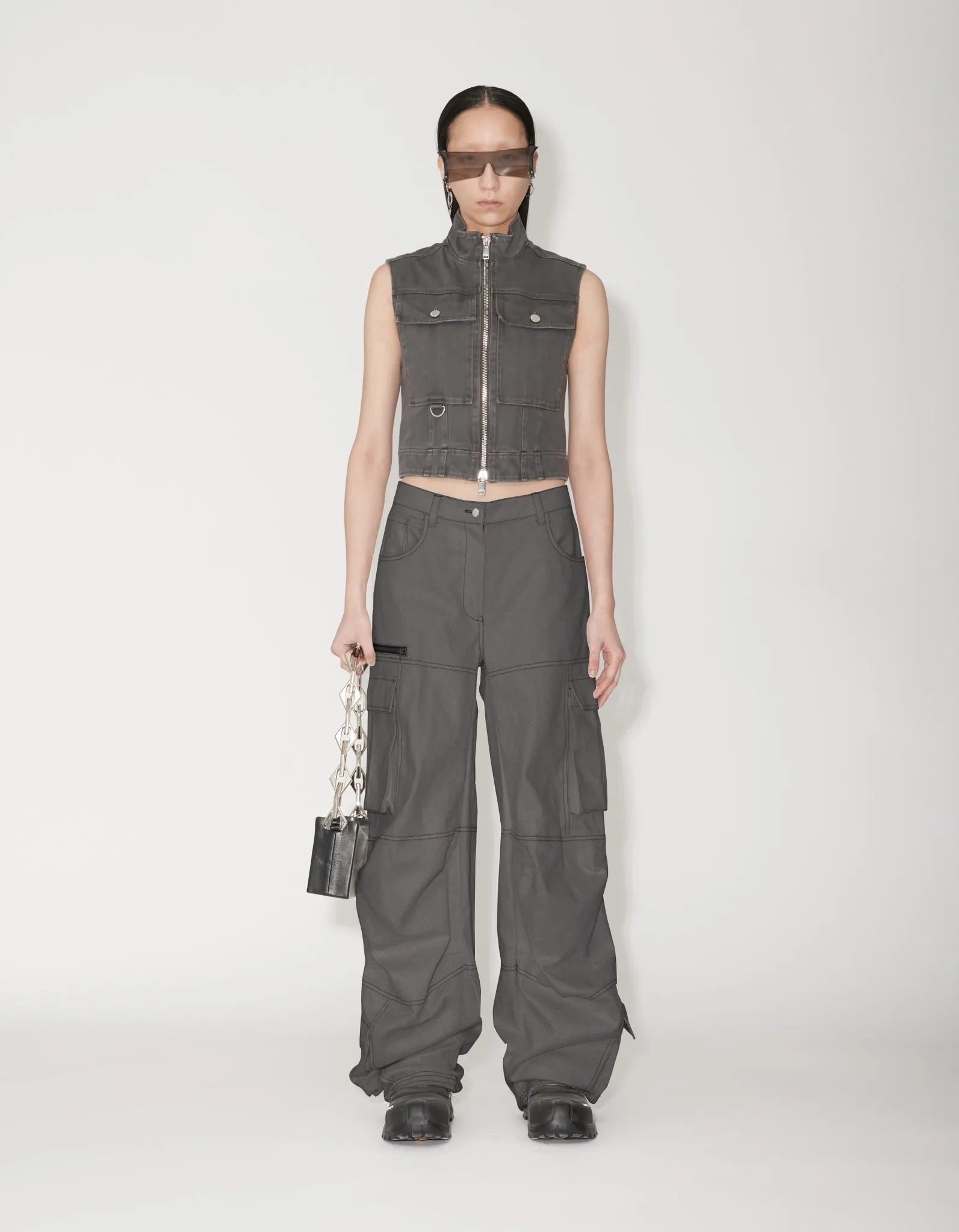 Cotton Twill Cargo Trousers sold by Han Kjøbenhavn