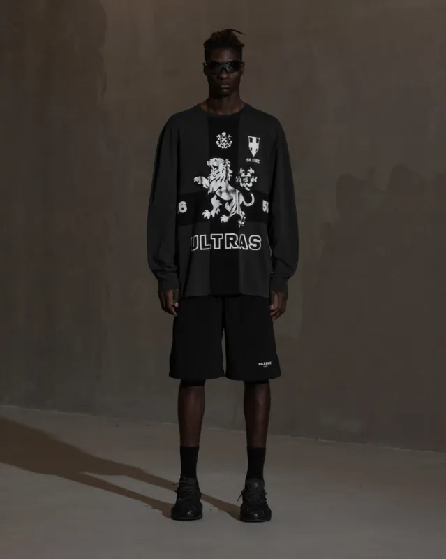 Ultras Printed L/S T-Shirt - Ash Grey sold by Han Kjøbenhavn