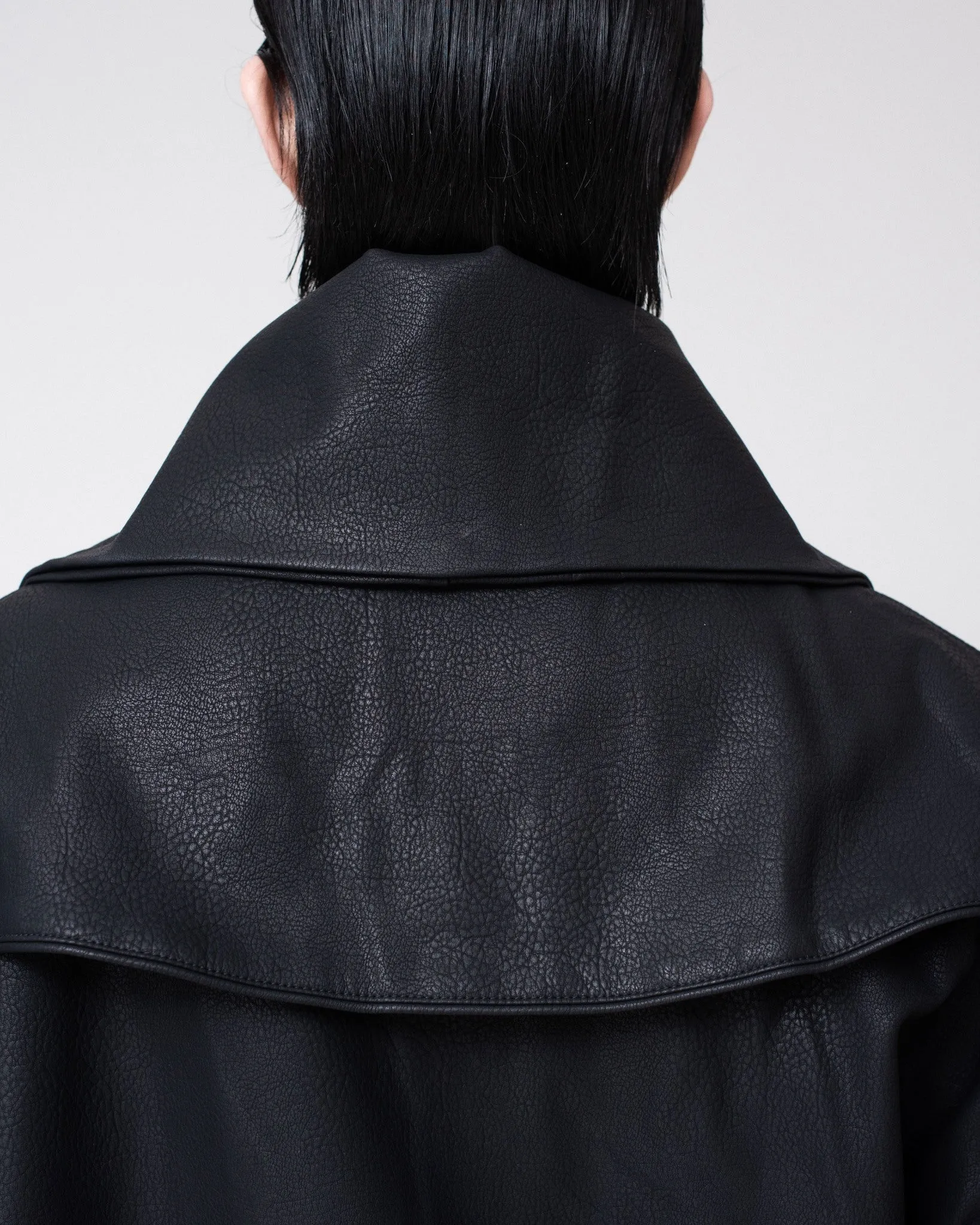 Memory Faux Leather Jacket - Black sold by Han Kjøbenhavn product image thumbnail 4