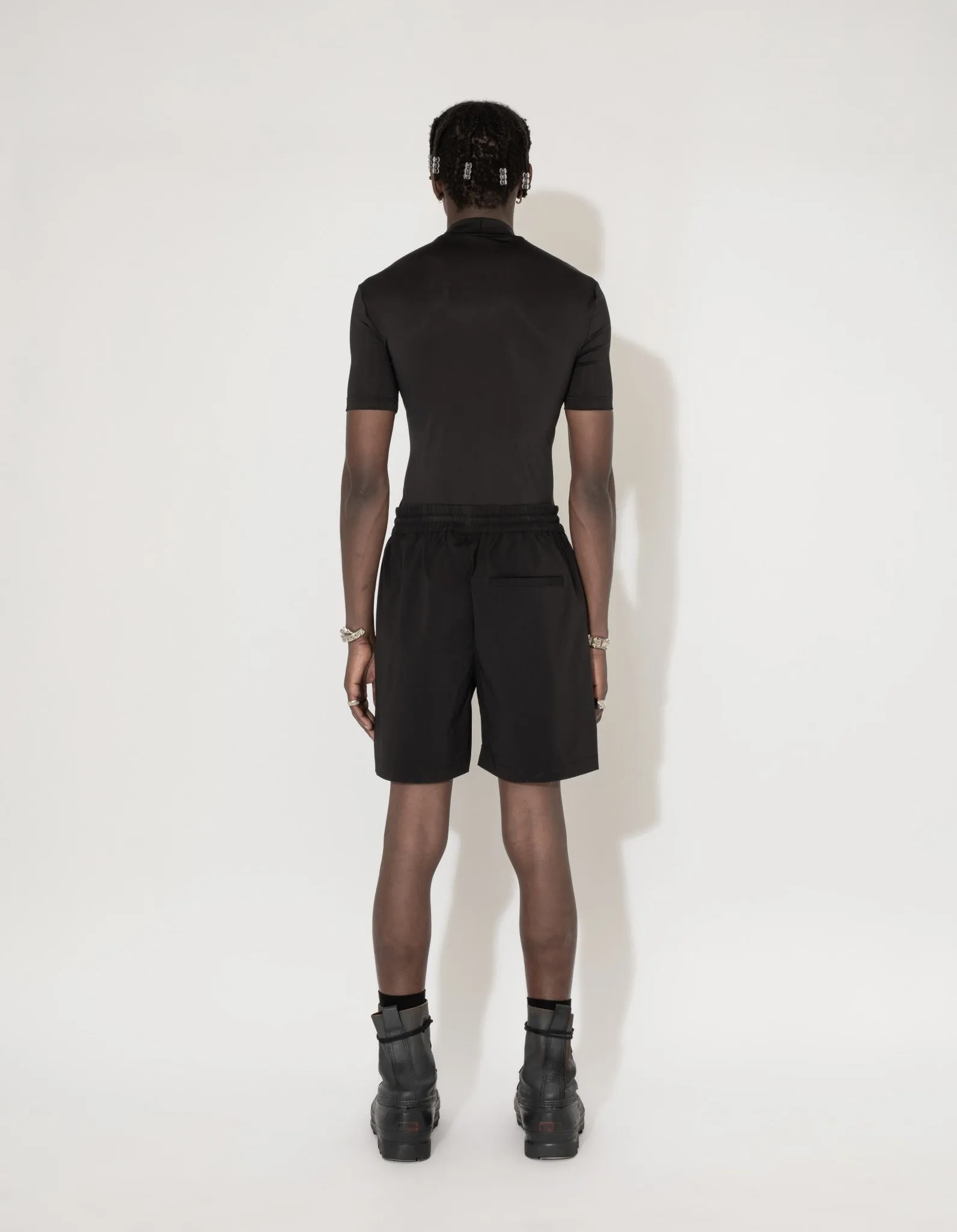 Nylon Track Shorts - Black sold by Han Kjøbenhavn product image thumbnail 2