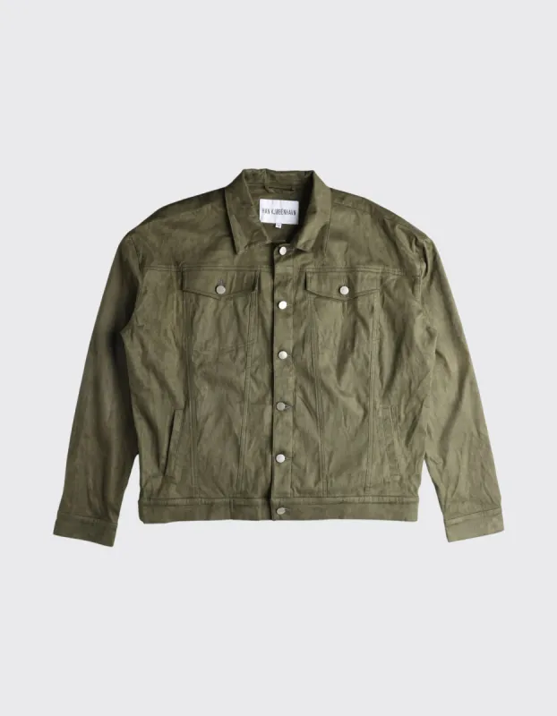 Second Life Boxy Work Jacket-Army / L sold by Han Kjøbenhavn