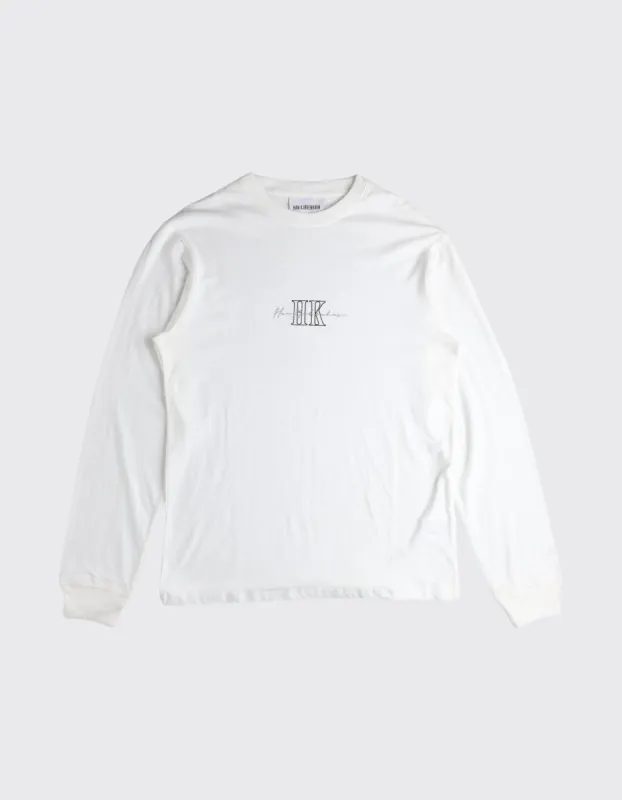 Second Life Artwork Tee Long Sleeve / M - White sold by Han Kjøbenhavn