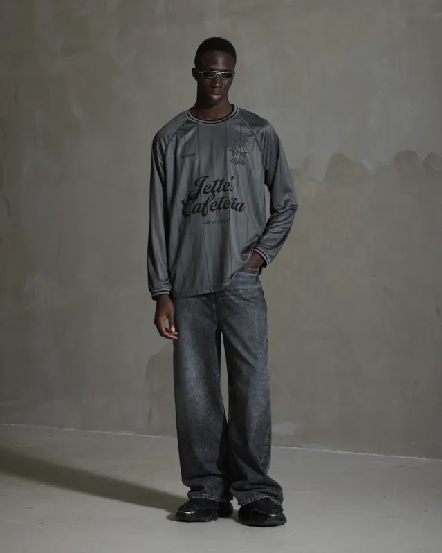 Logo Football SS Tee - Mist Grey made by Han Kjøbenhavn