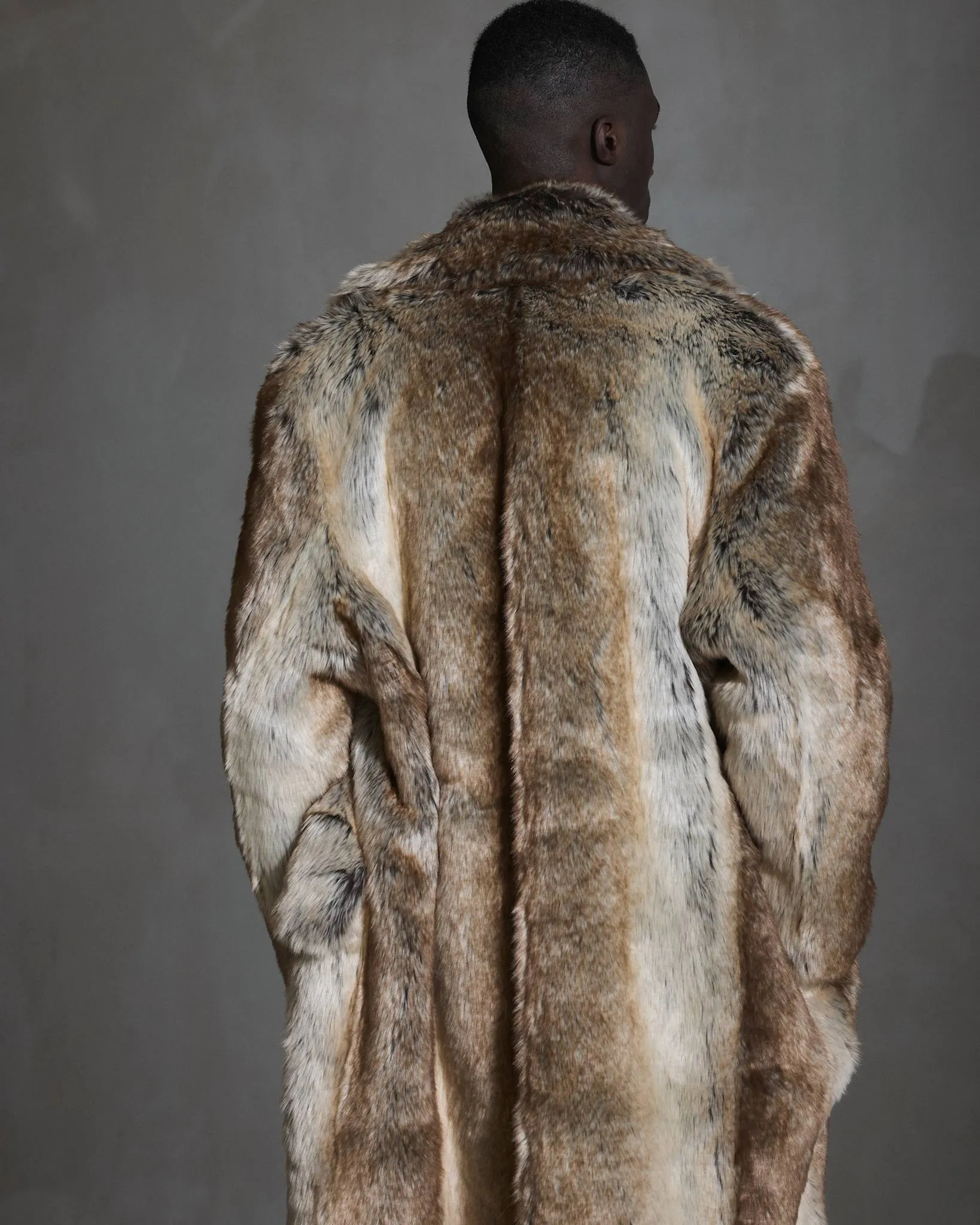 Faux Fur Long Coat - Wild Brown sold by Han Kjøbenhavn product image thumbnail 5