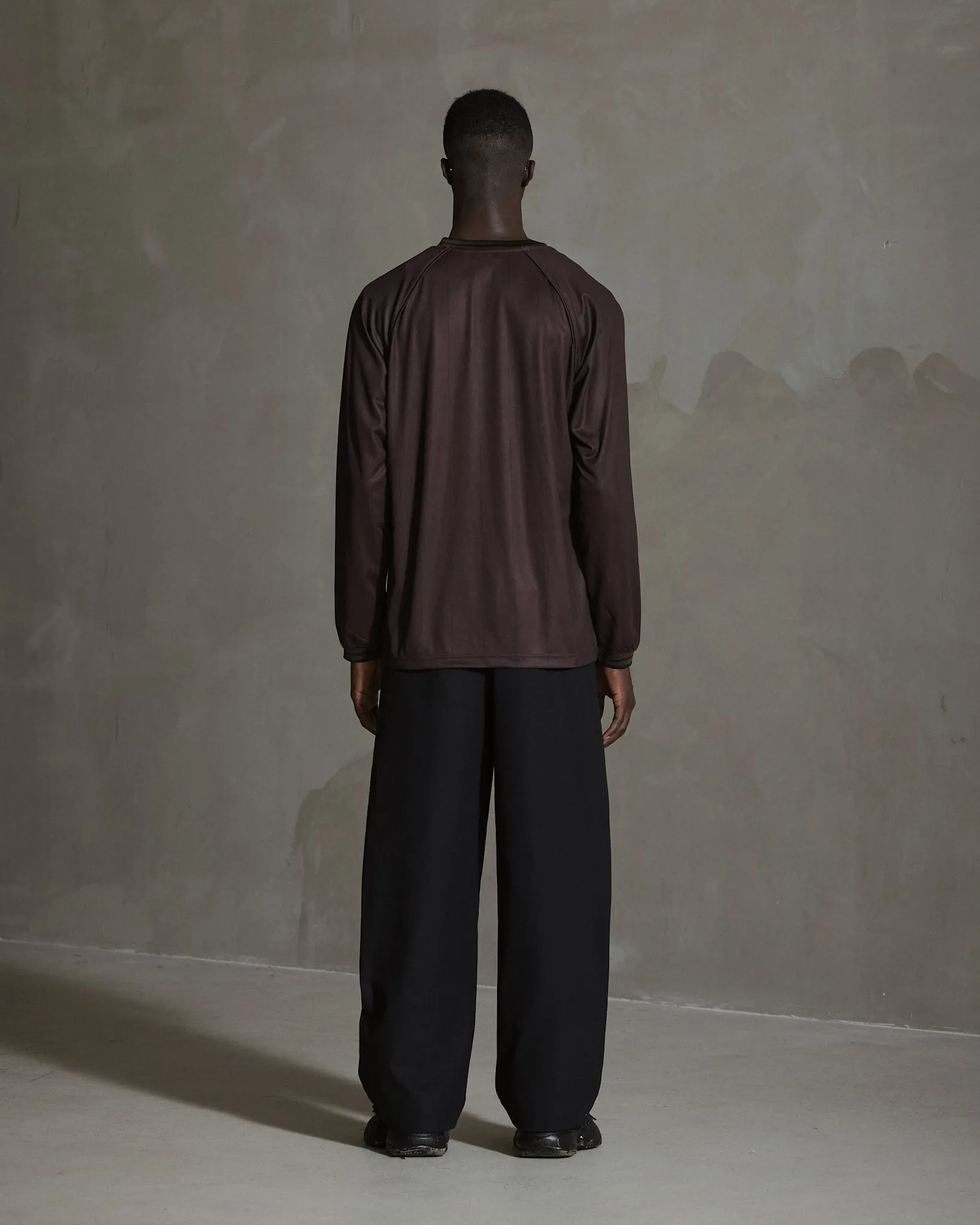 Logo Football LS Tee - Burgundy sold by Han Kjøbenhavn product image thumbnail 2