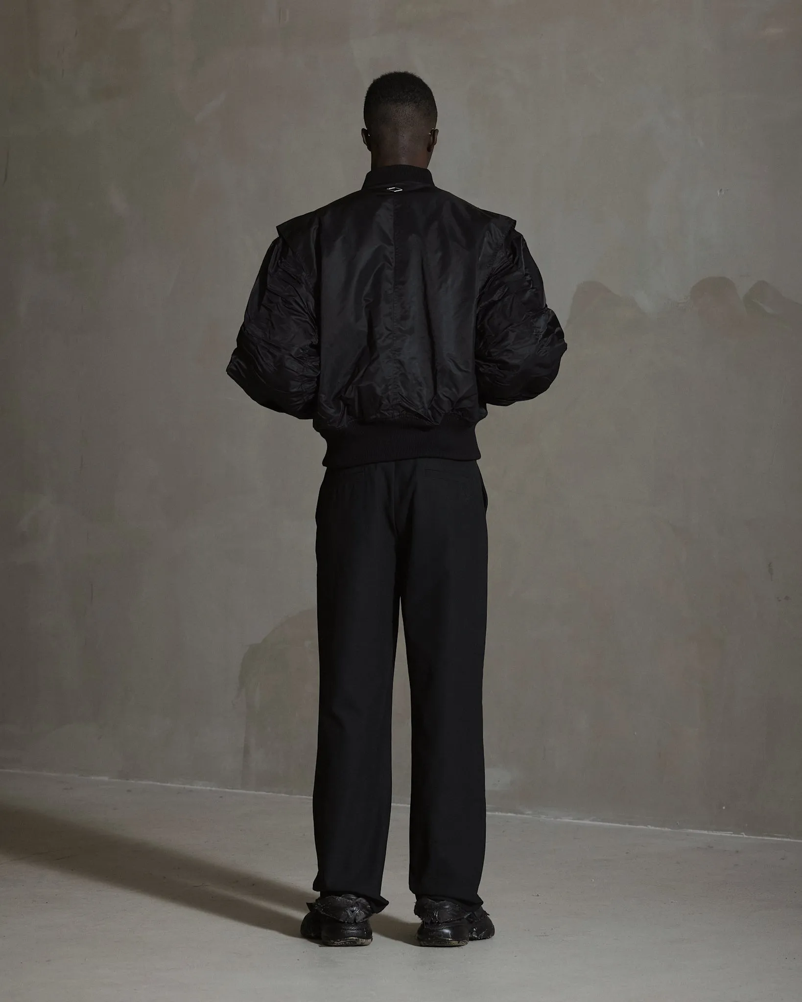 Oversized Padded Bomber Jacket - Black sold by Han Kjøbenhavn product image thumbnail 2