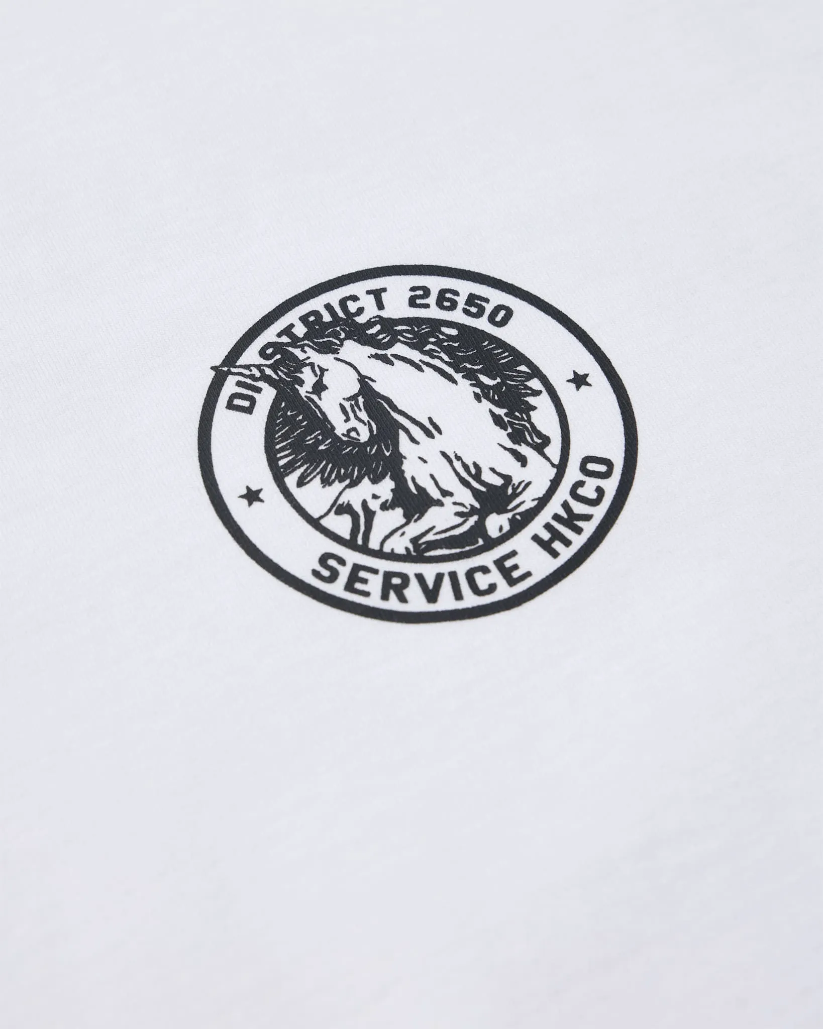 Officer Printed Oversized Tee - Optic White sold by Han Kjøbenhavn product image thumbnail 5