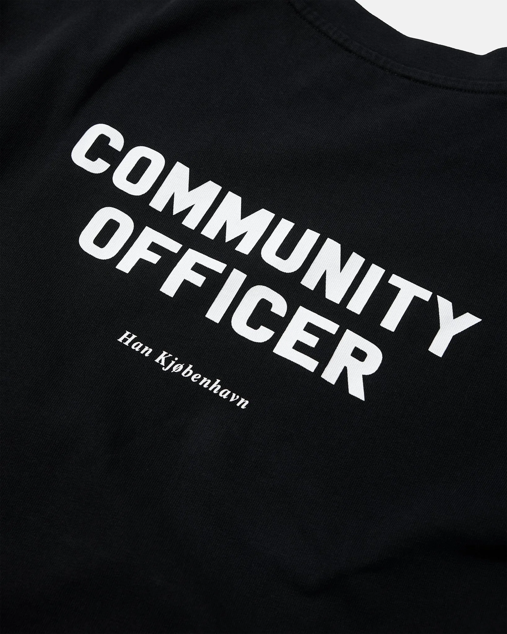 Officer Printed Oversized Tee - Anthracite Black sold by Han Kjøbenhavn product image thumbnail 5