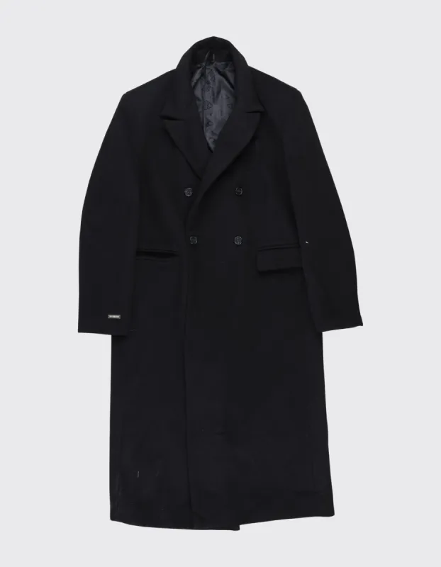 Second Life Wool Boxy Double Breasted Coat / 52 sold by Han Kjøbenhavn