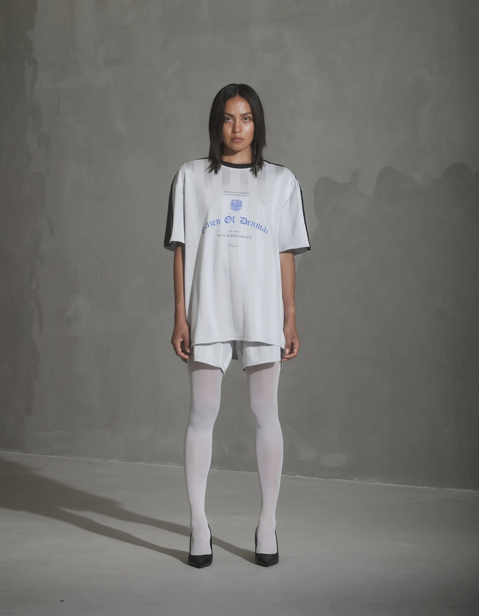 Football Jersey Tee - Light Grey sold by Han Kjøbenhavn