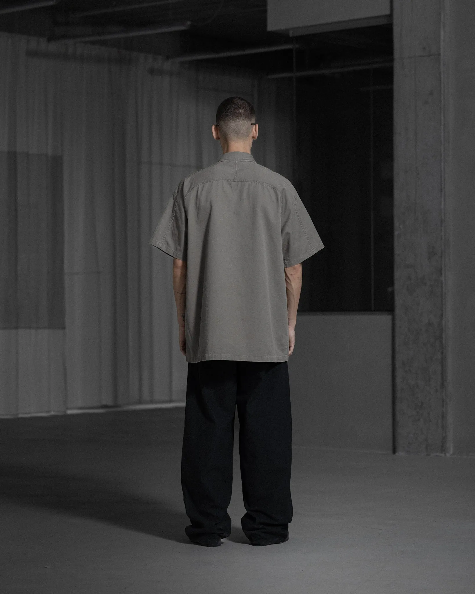 Oversized Washed Shirt SS - Grey sold by Han Kjøbenhavn product image thumbnail 2