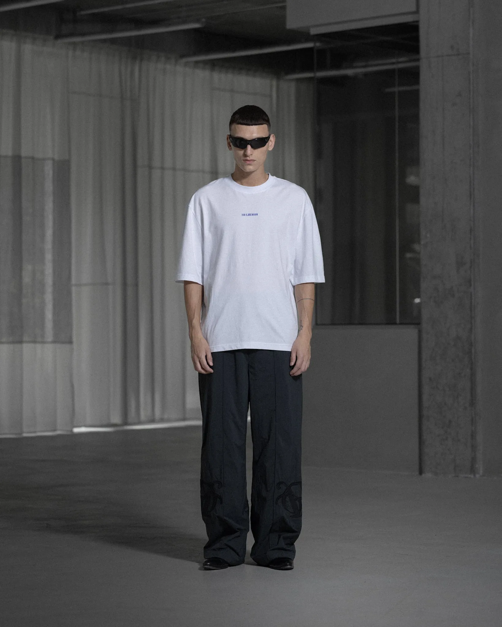 Monogram Oversized Tee - Off White sold by Han Kjøbenhavn