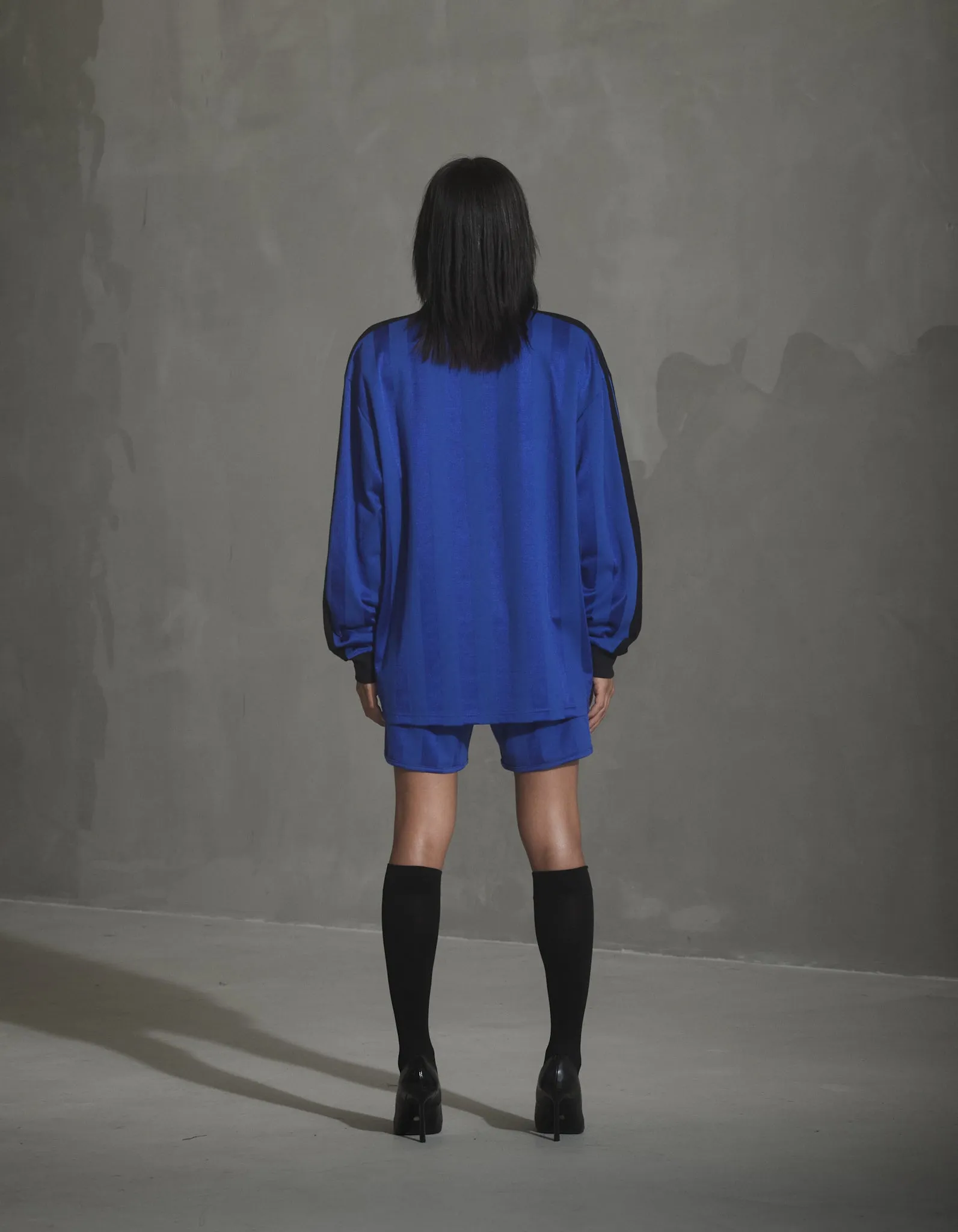 Football Jersey Long sleeve Tee - Royal Blue sold by Han Kjøbenhavn product image thumbnail 2
