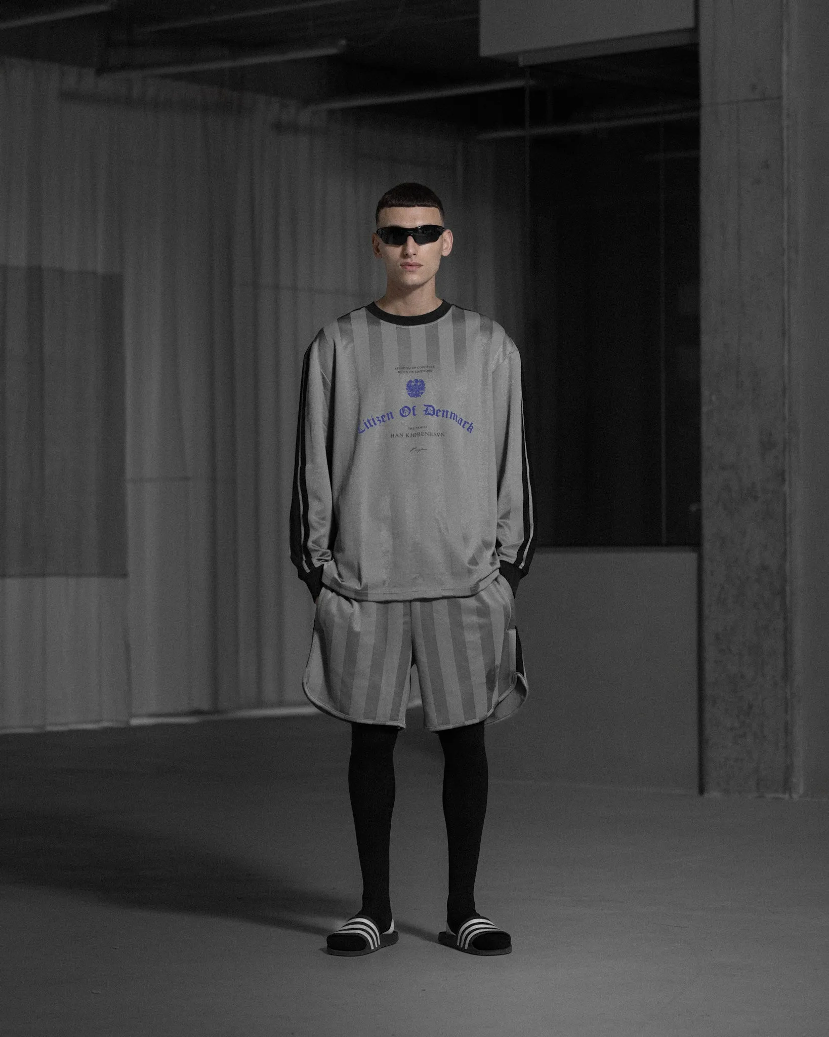 Football Jersey Long sleeve Tee - Light Grey sold by Han Kjøbenhavn