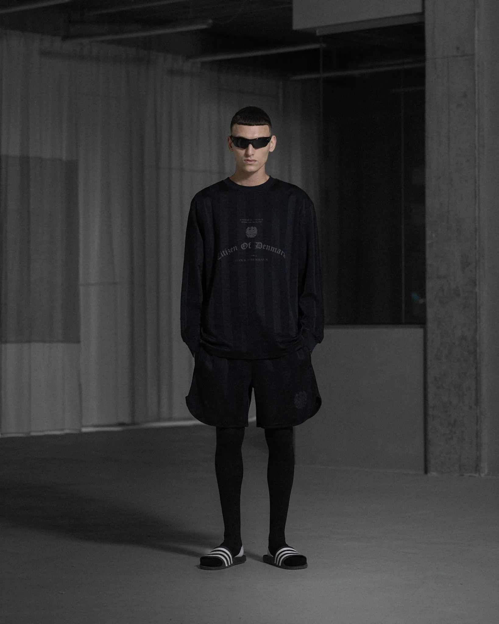 Football Jersey Long sleeve Tee - Black sold by Han Kjøbenhavn product image thumbnail 4