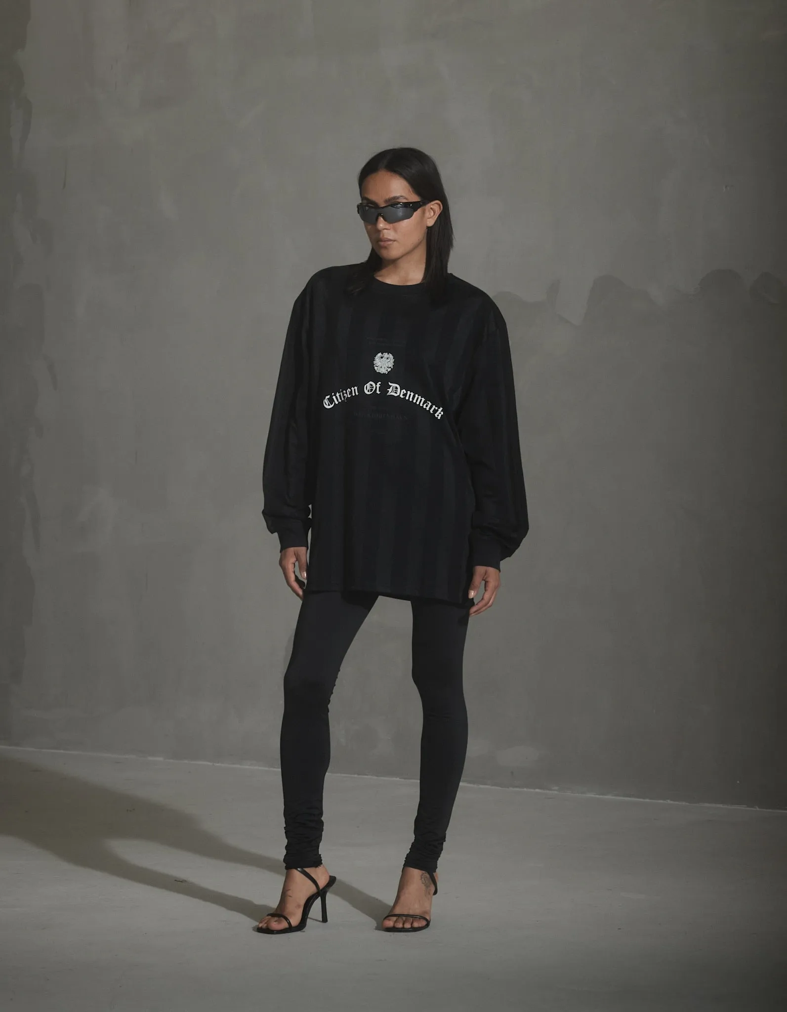 Football Jersey Long sleeve Tee - Black sold by Han Kjøbenhavn product image thumbnail 3