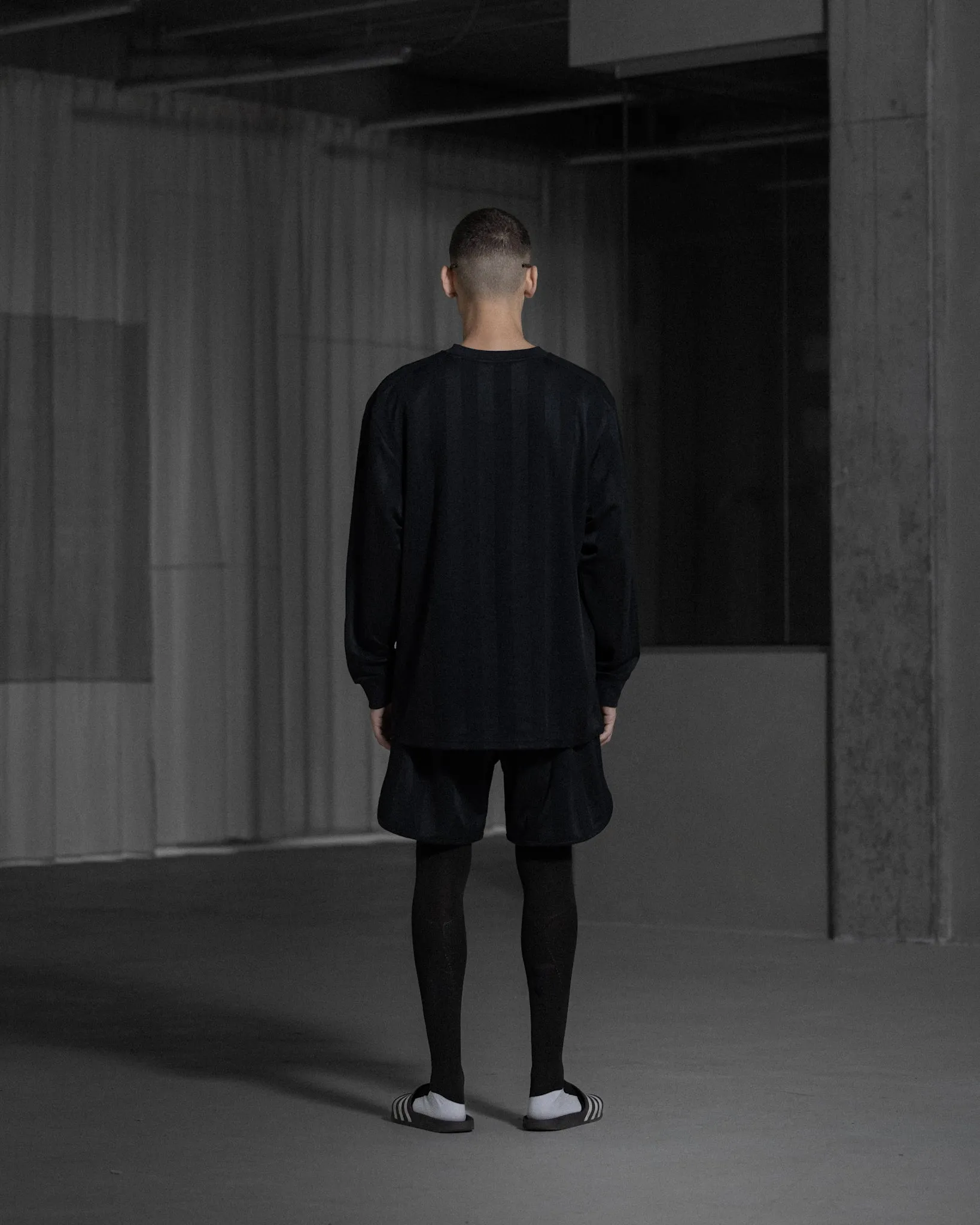 Football Jersey Long sleeve Tee - Black sold by Han Kjøbenhavn product image thumbnail 5
