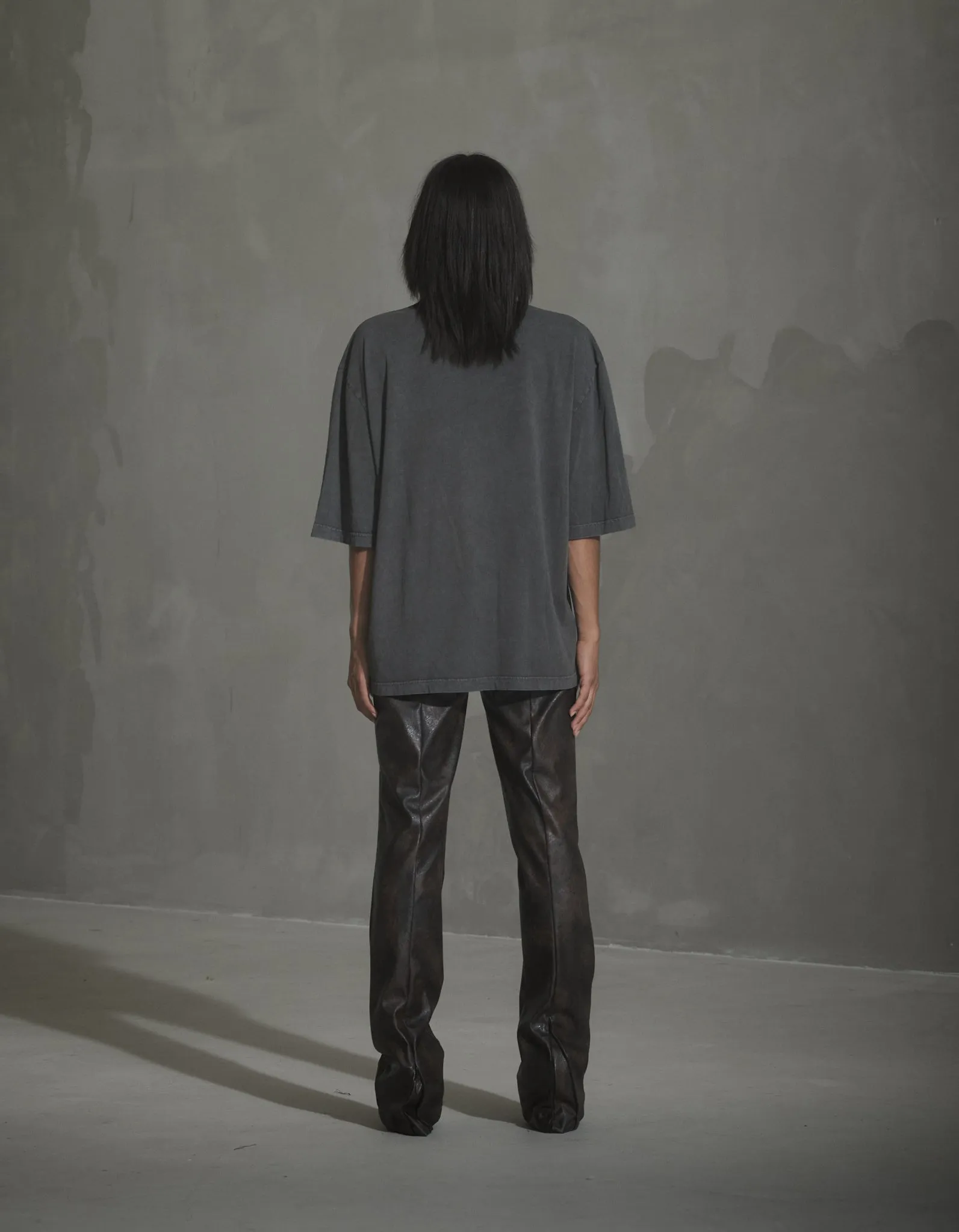 Oversized Sculpture Tee - Warm Dark Grey sold by Han Kjøbenhavn product image thumbnail 2