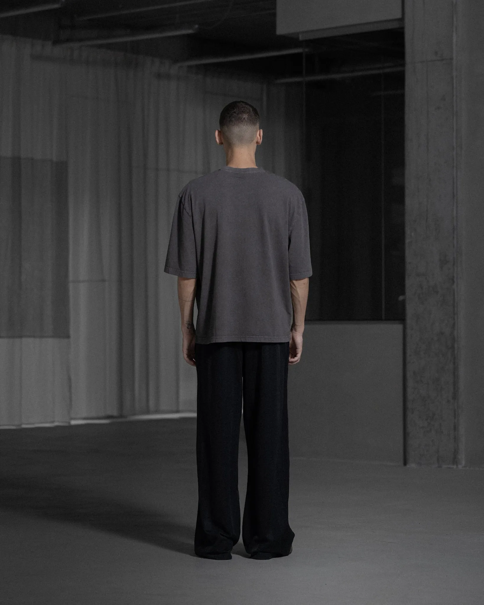 Oversized Sculpture Tee - Warm Dark Grey sold by Han Kjøbenhavn product image thumbnail 5