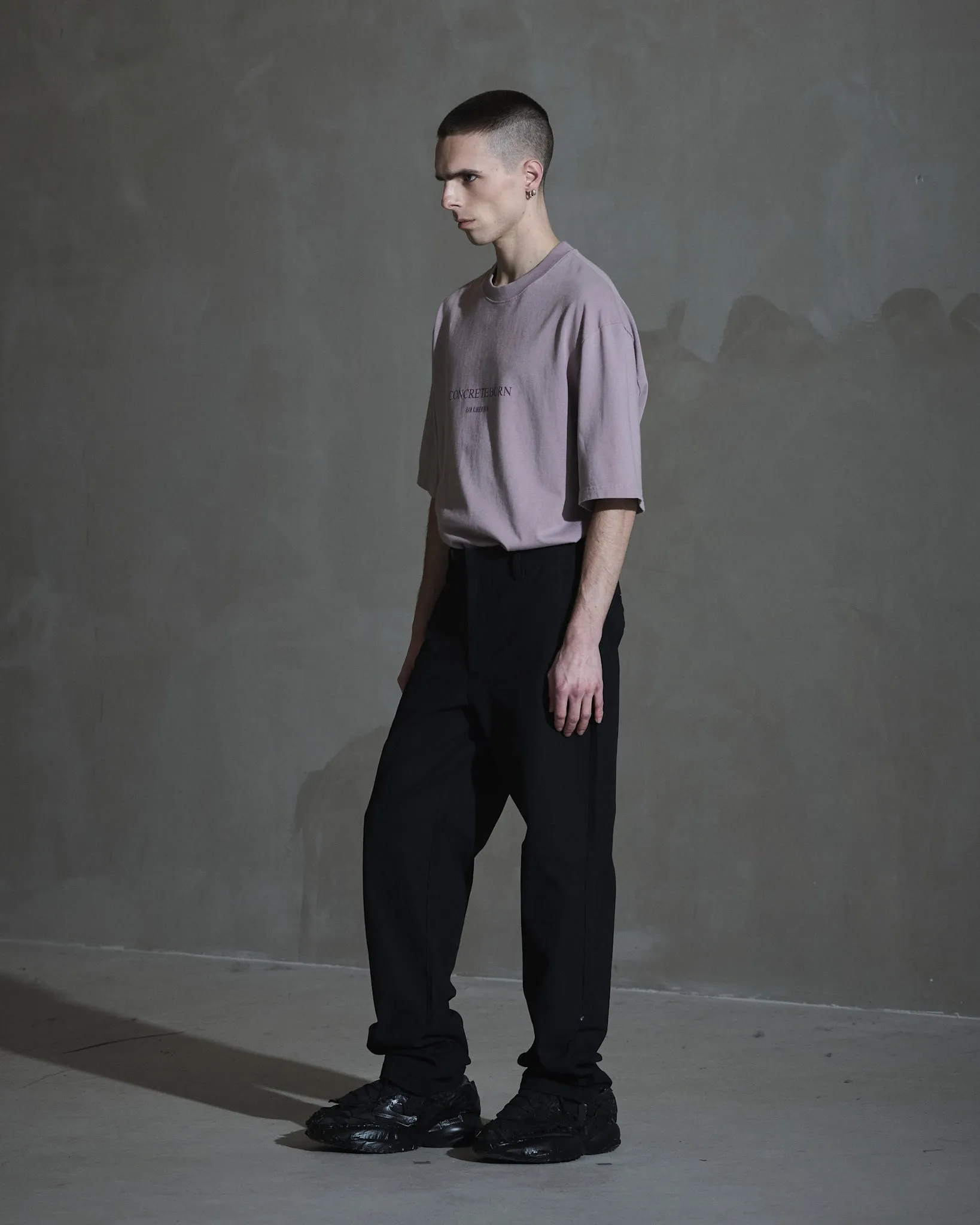Straight Leg Canvas Trousers - Anthracite Black sold by Han Kjøbenhavn product image thumbnail 3