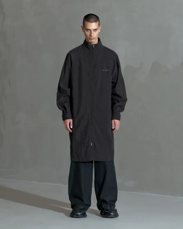 Long Track Jacket - Anthracite Black sold by Han Kjøbenhavn