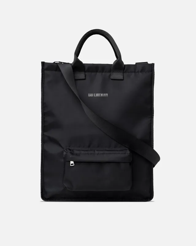 Logo Nylon Tote Bag - Black made by Han Kjøbenhavn