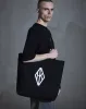Logo Tote Bag - Black sold by Han Kjøbenhavn